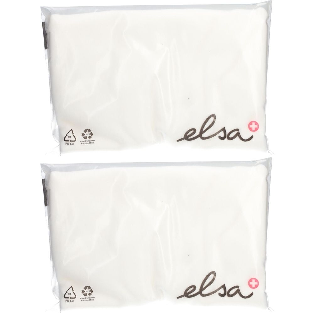 Elsa Anatomischer Kopfkissenbezug 50 x 11 cm Velours Ecru