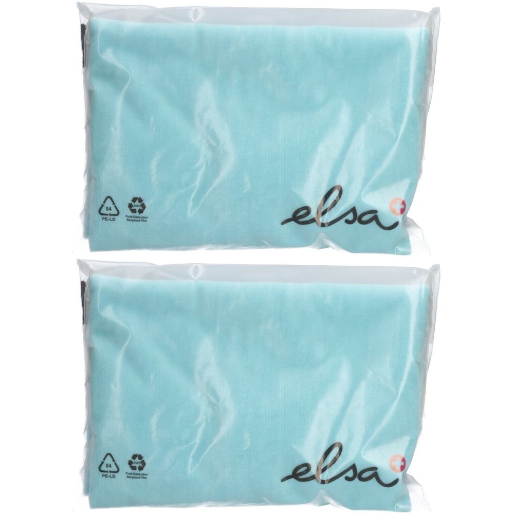 Elsa Anatomischer Kopfkissenbezug 50 x 11 cm Velours Hellblau