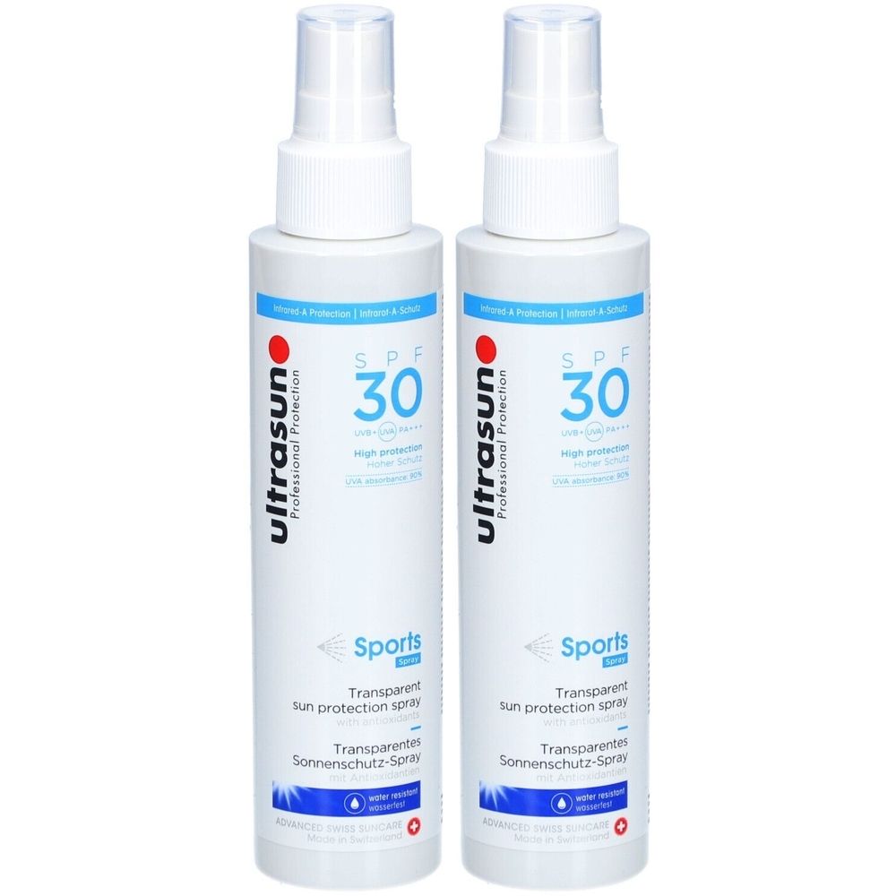 Ultrasun Sport Spray solaire transparent SPF 30