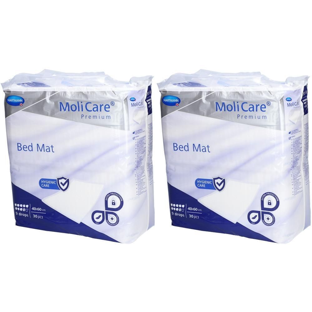 Molicare Bed Mat 9 40x60cm 30 Stk x2