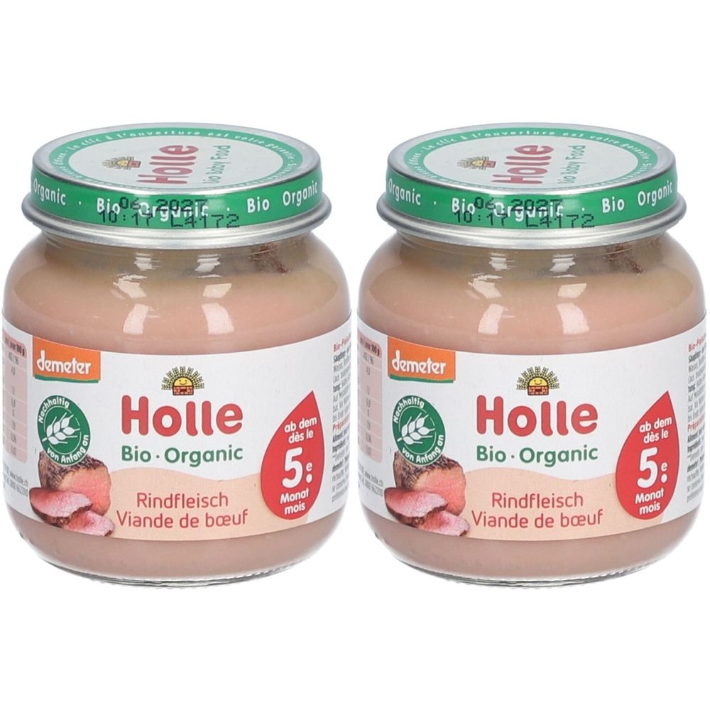 Holle Bio Rindfleisch, ab dem 5. Monat x2 2x125 g