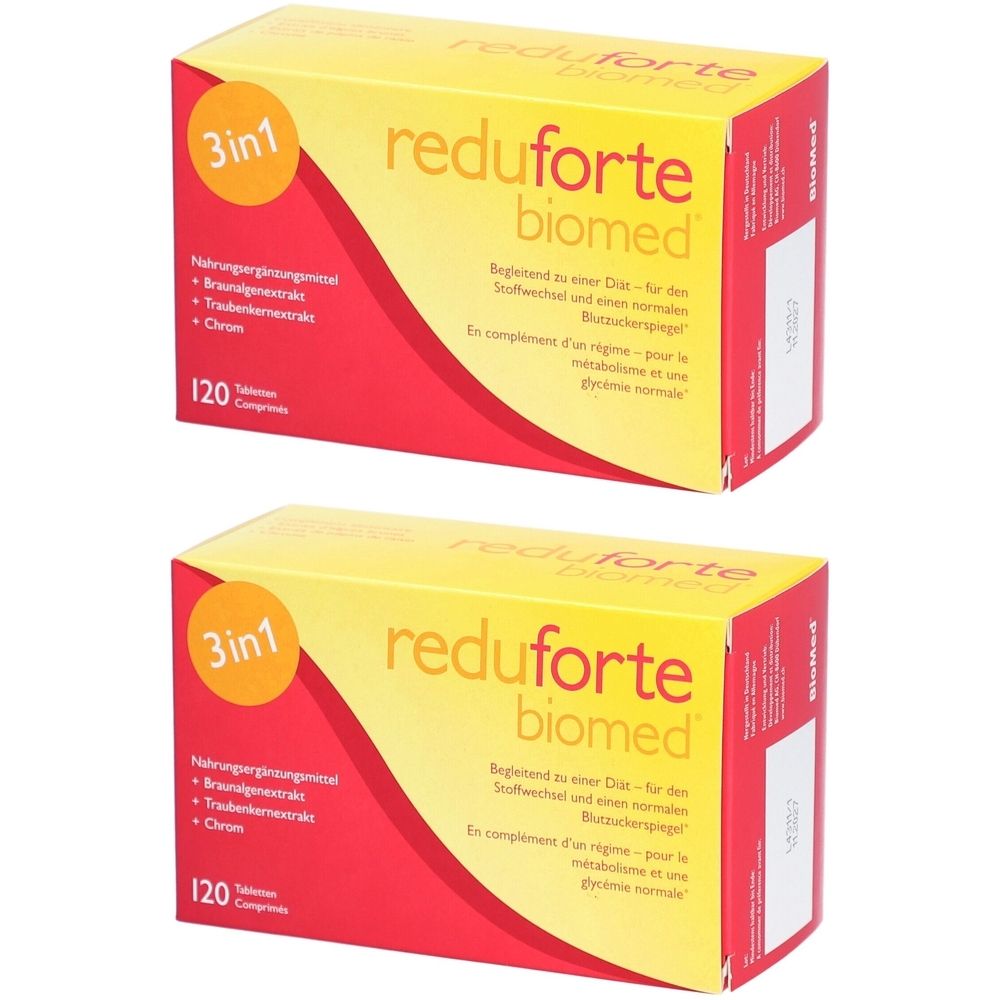 Reduforte Biomed NEM – 120 Tabletten zur Stoffwechsel- und Blutzuckerregulierung