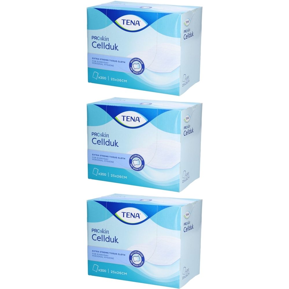 Tena Proskin Cellduk Feuchttücher 25 x 26 cm