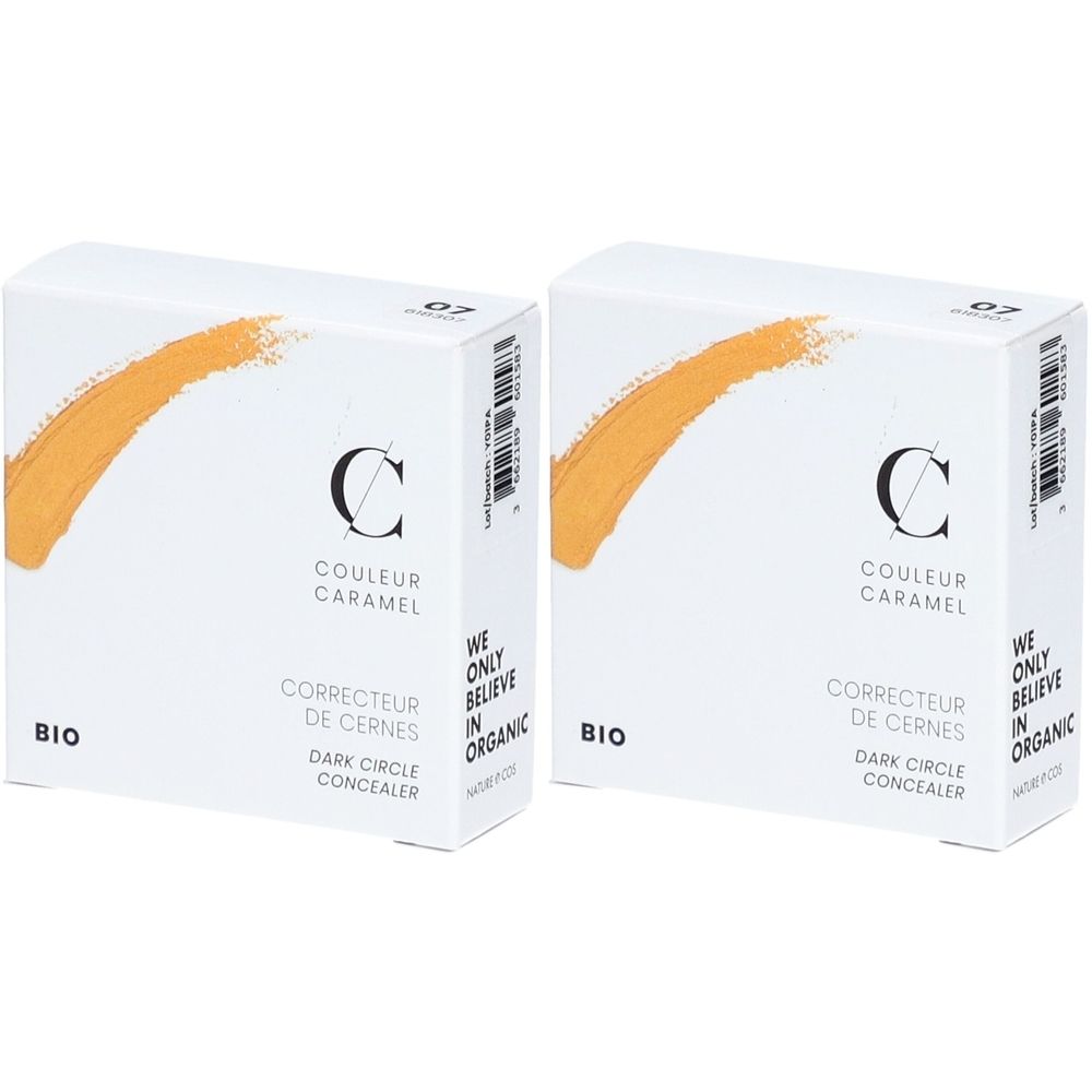 COULEUR CARAMEL Correcteur de cernes bio Beige naturel 2x1 pc(s