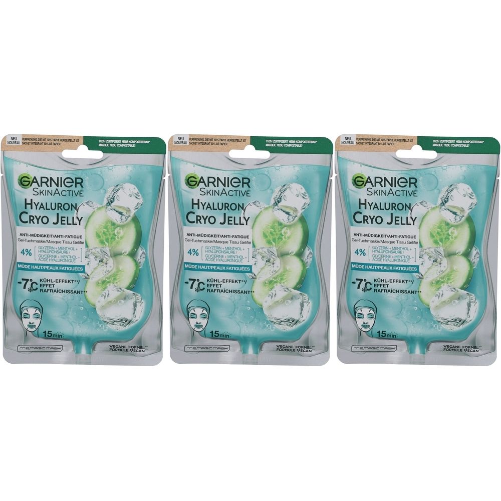 Garnier Hyaluron Cryo Jelly Gelierte Tuchmaske