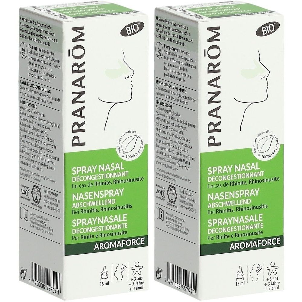 Pranarom Aromaforce Spray Nasal Décongestionant bio
