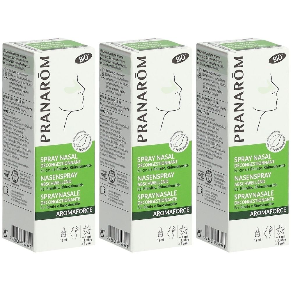 Pranarom Aromaforce Spray Nasal Décongestionant bio