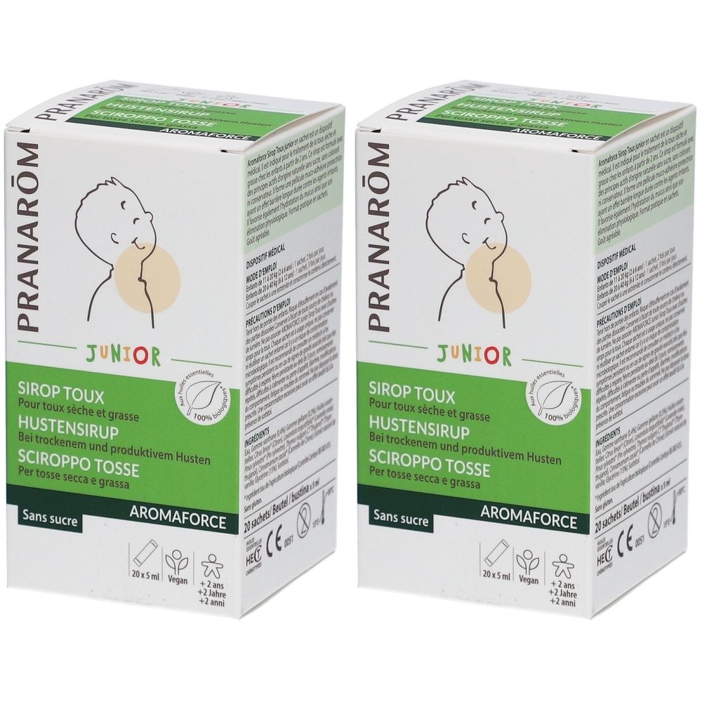 Pranarom Aromaforce Junior Hustensirup für Kinder
