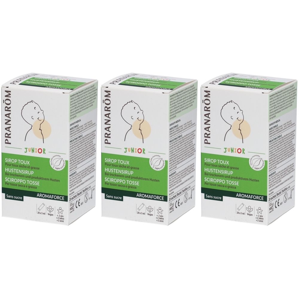 Pranarom Aromaforce Junior Hustensirup für Kinder