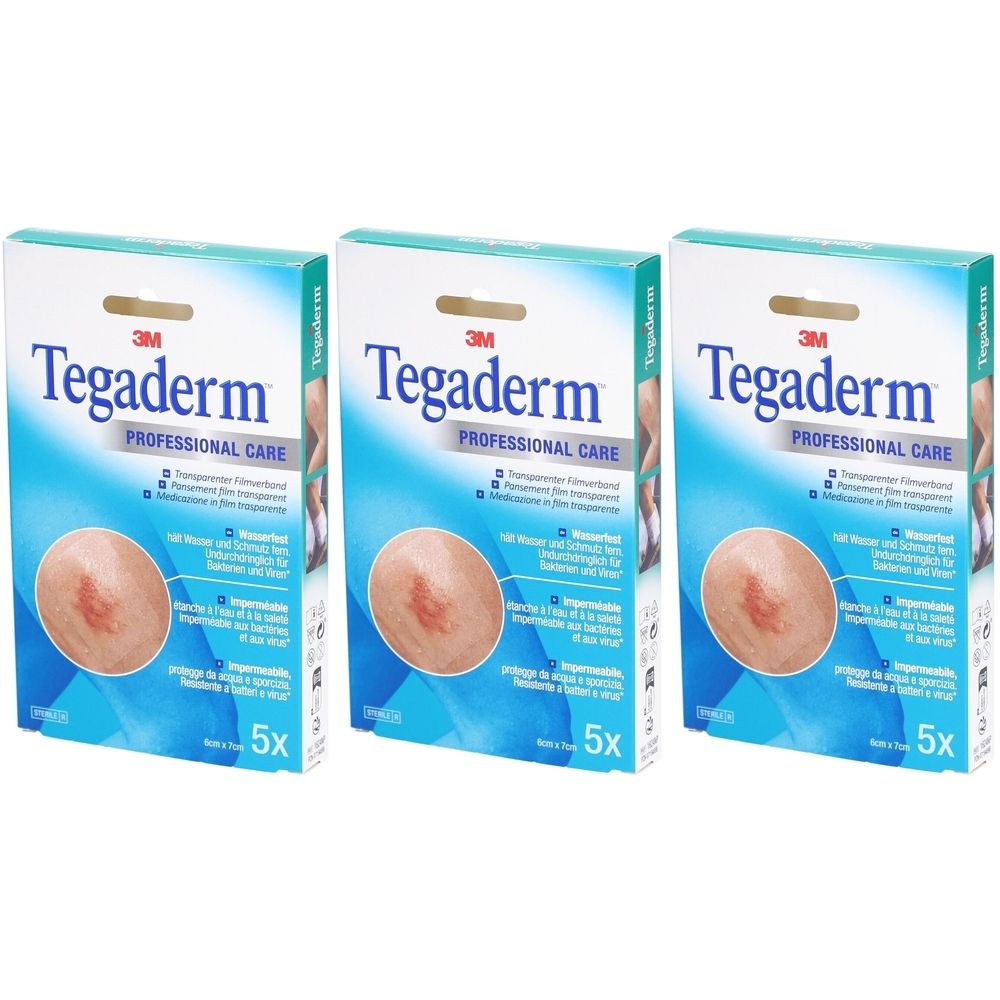 3M Tegaderm™ Transparenter Folienverband 6 cm x 7 cm
