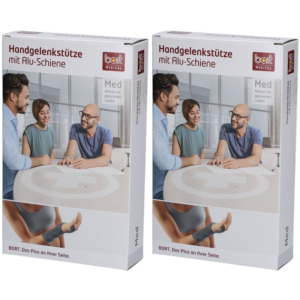 Bort Handgelenkstütze mit Alu-Schiene links haut Gr. M