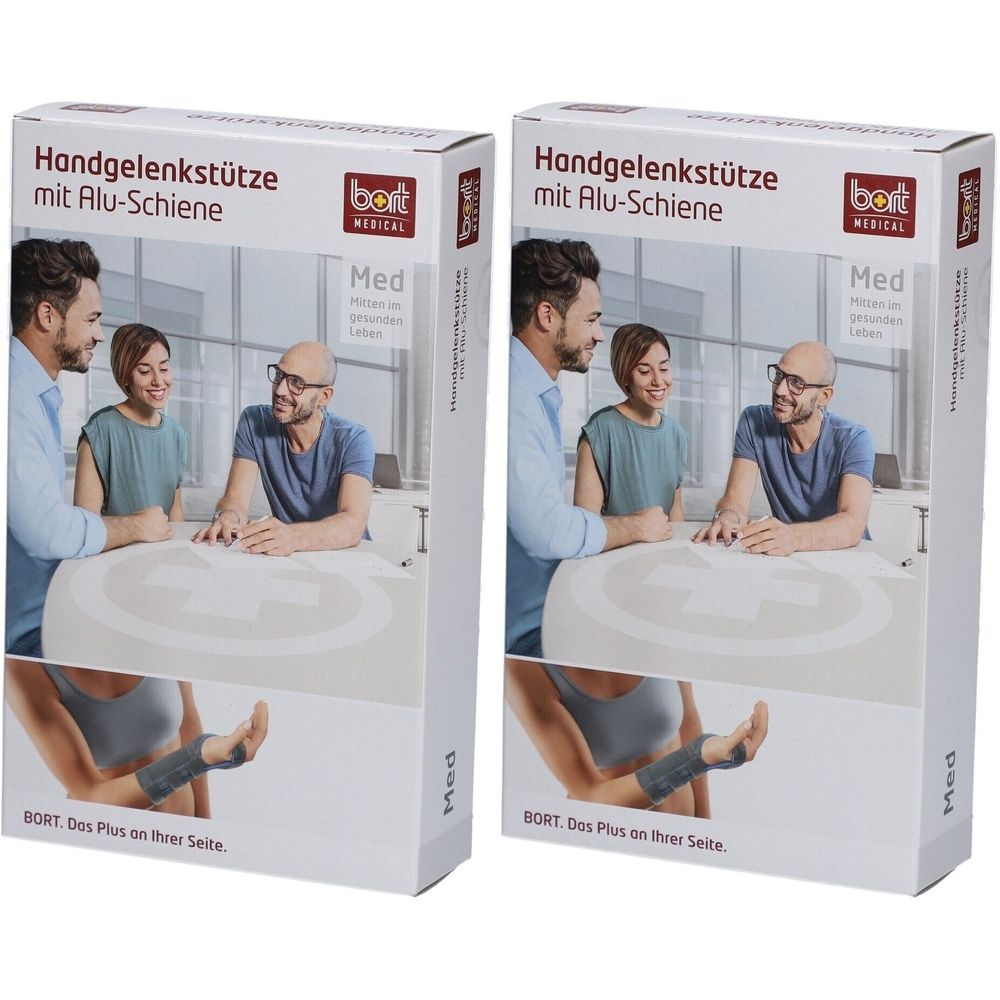 Bort Handgelenkstütze mit Alu-Schiene, beige, Gr. S rechts