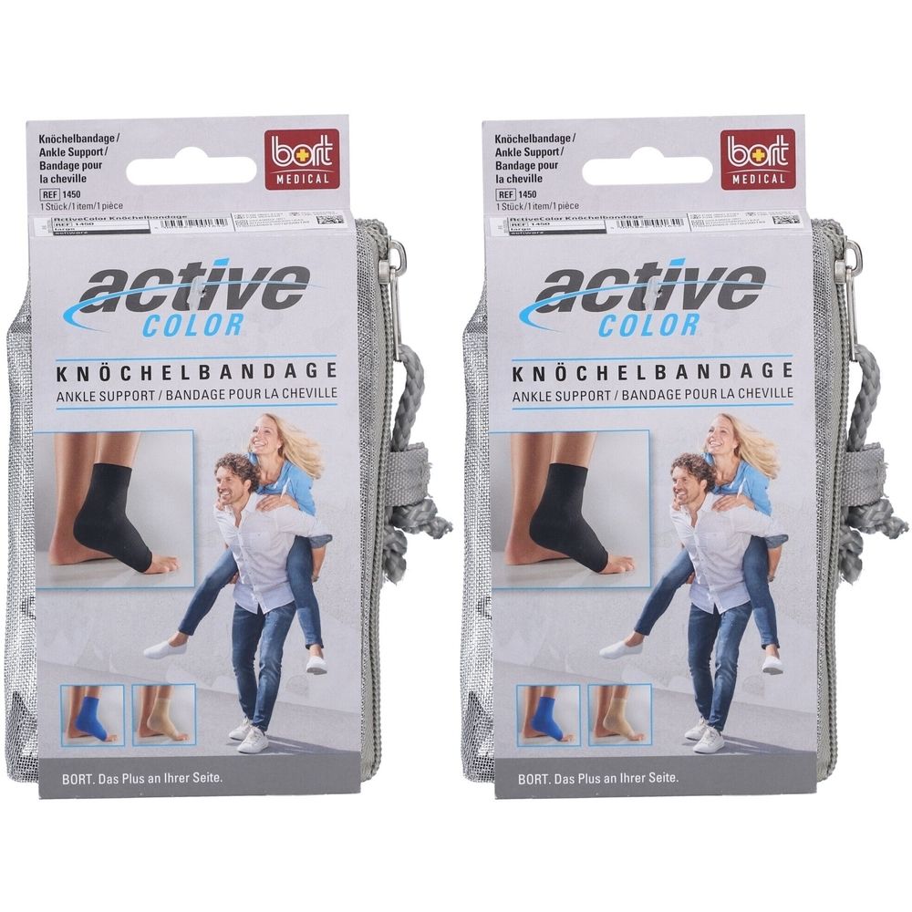 Bort ActiveColor® Knöchelbandage Gr. L schwarz