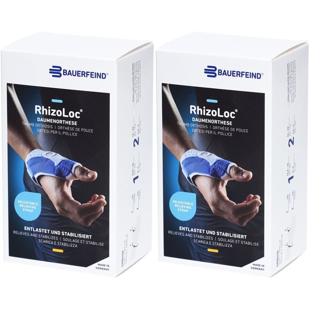 Bauerfeind® RhizoLoc® Daumenorthese links Gr. 1