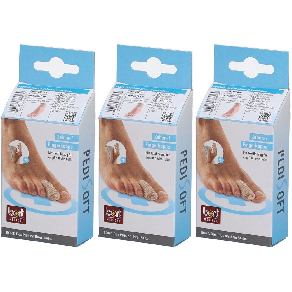 Bort PediSoft TexLine Zehen-/Fingerkappe Medium