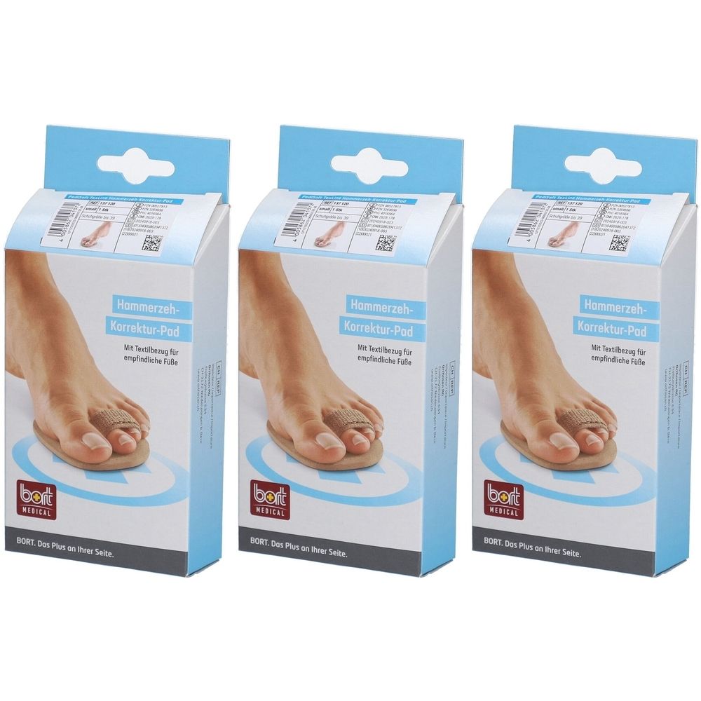 Bort PediSoft® TexLine Hammerzeh-Korrektur-Pad Gr. S