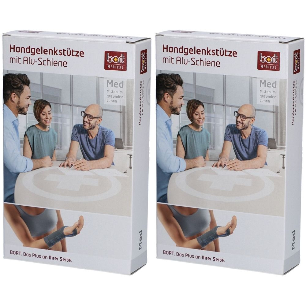 Bort Handgelenkstütze mit Alu-Schiene (Medianus-Schiene) rechts