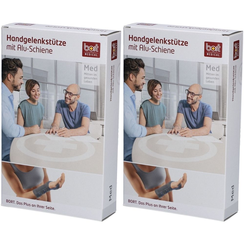 Bort Handgelenkstütze mit Alu-Schiene (Medianus-Schiene) links