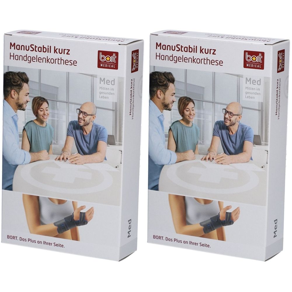 Bort ManuStabil® kurz rechts Gr. M schwarz