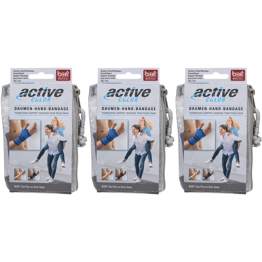 Bort ActiveColor® Daumen-Hand-Bandage Gr. M blau