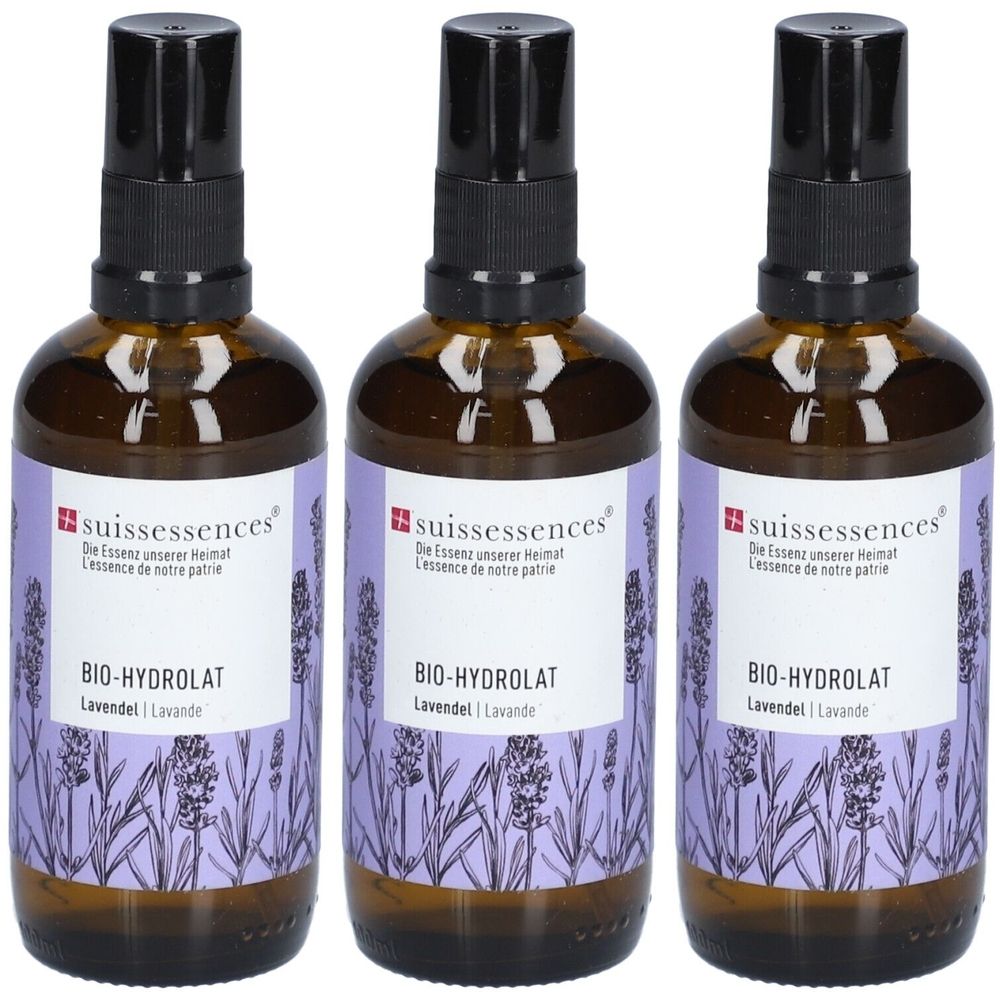 Suissessences Bio-Hydrolat Lavendel Spr 100 ml x3 3x100