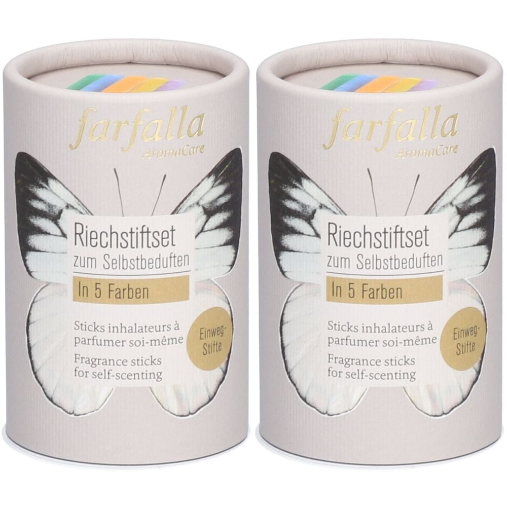 farfalla Set von Inhalationssticks 5 Farben