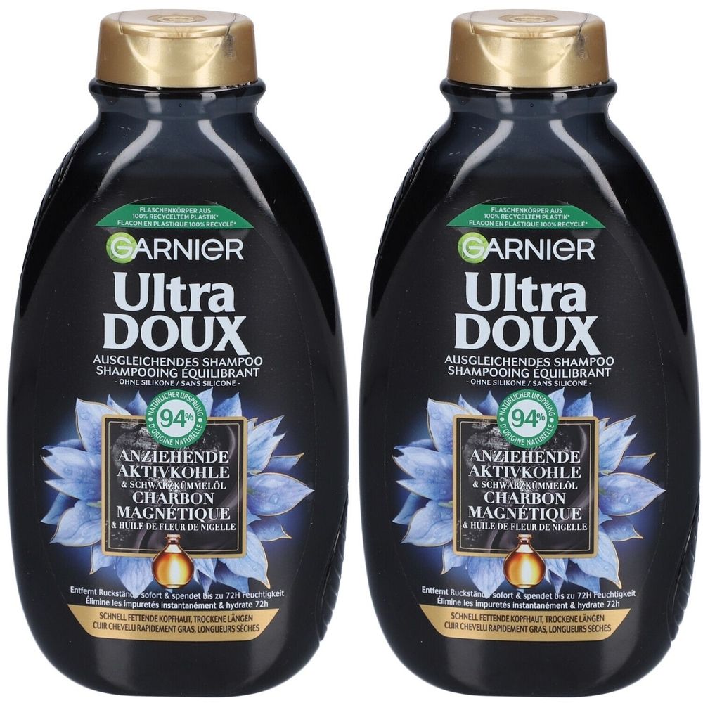 Garnier Ultra Doux Ausgleichendes Shampoo Magnetkohle