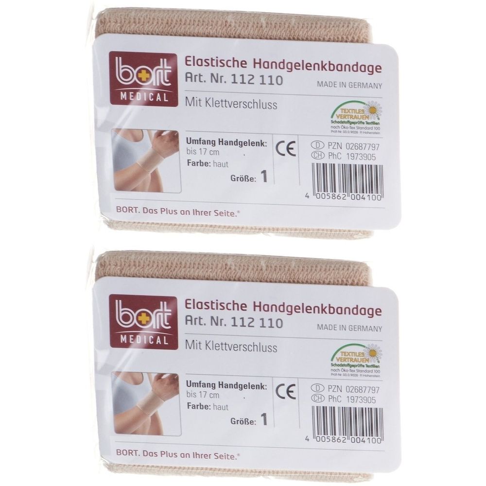 Bort Klettverschluss-Armband 8 cm GR1 17 cm