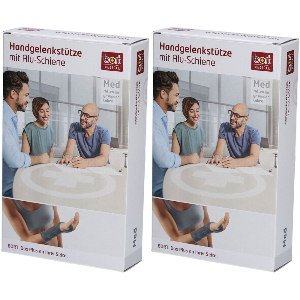 Bort Handgelenkstütze mit Alu-Schiene rechts haut Gr. M