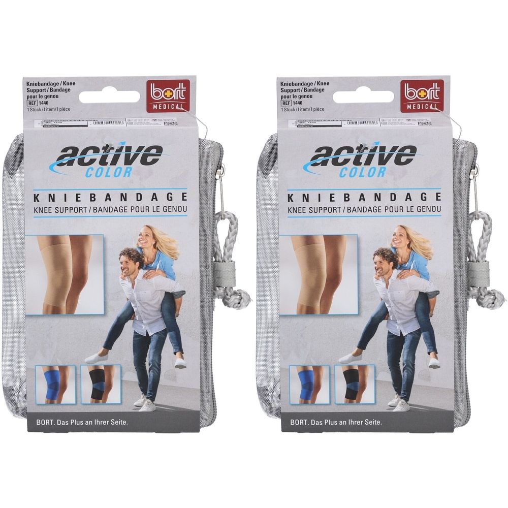 Bort ActiveColor® Kniebandage Gr. M schwarz