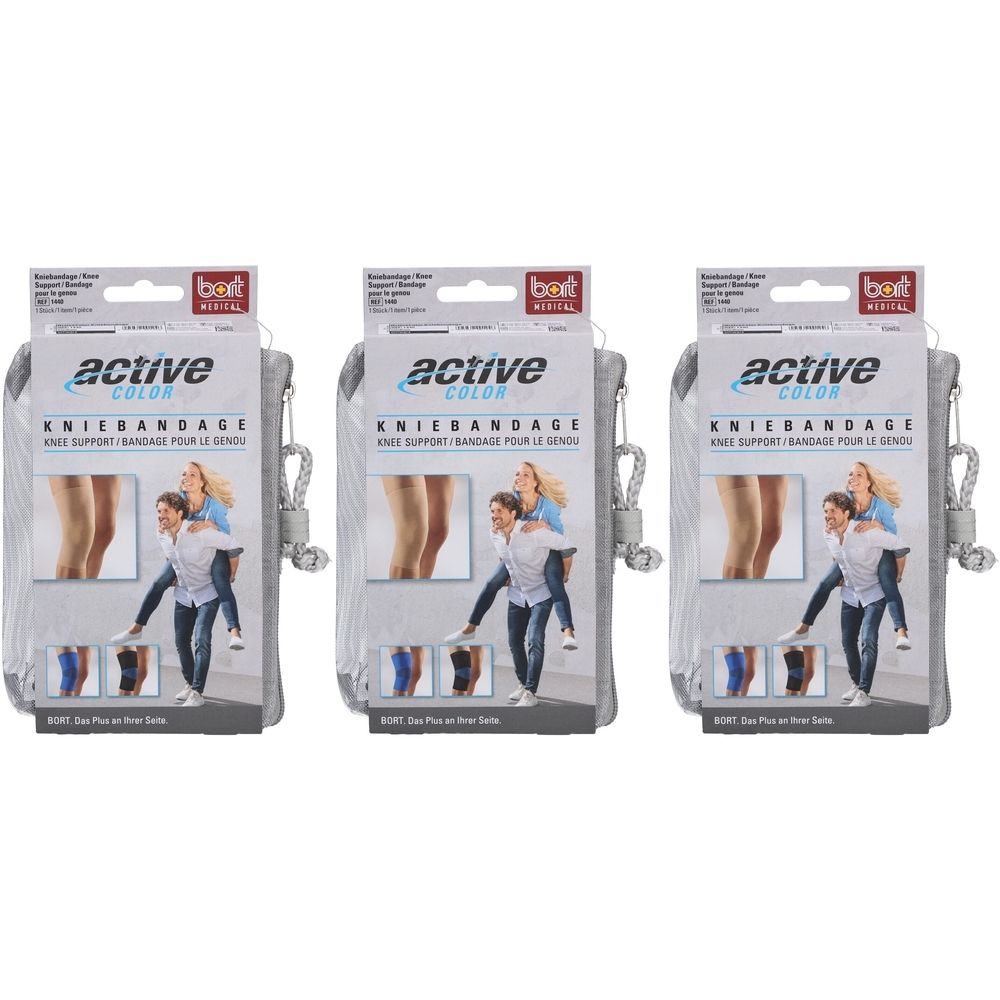 Bort ActiveColor® Kniebandage Gr. M schwarz