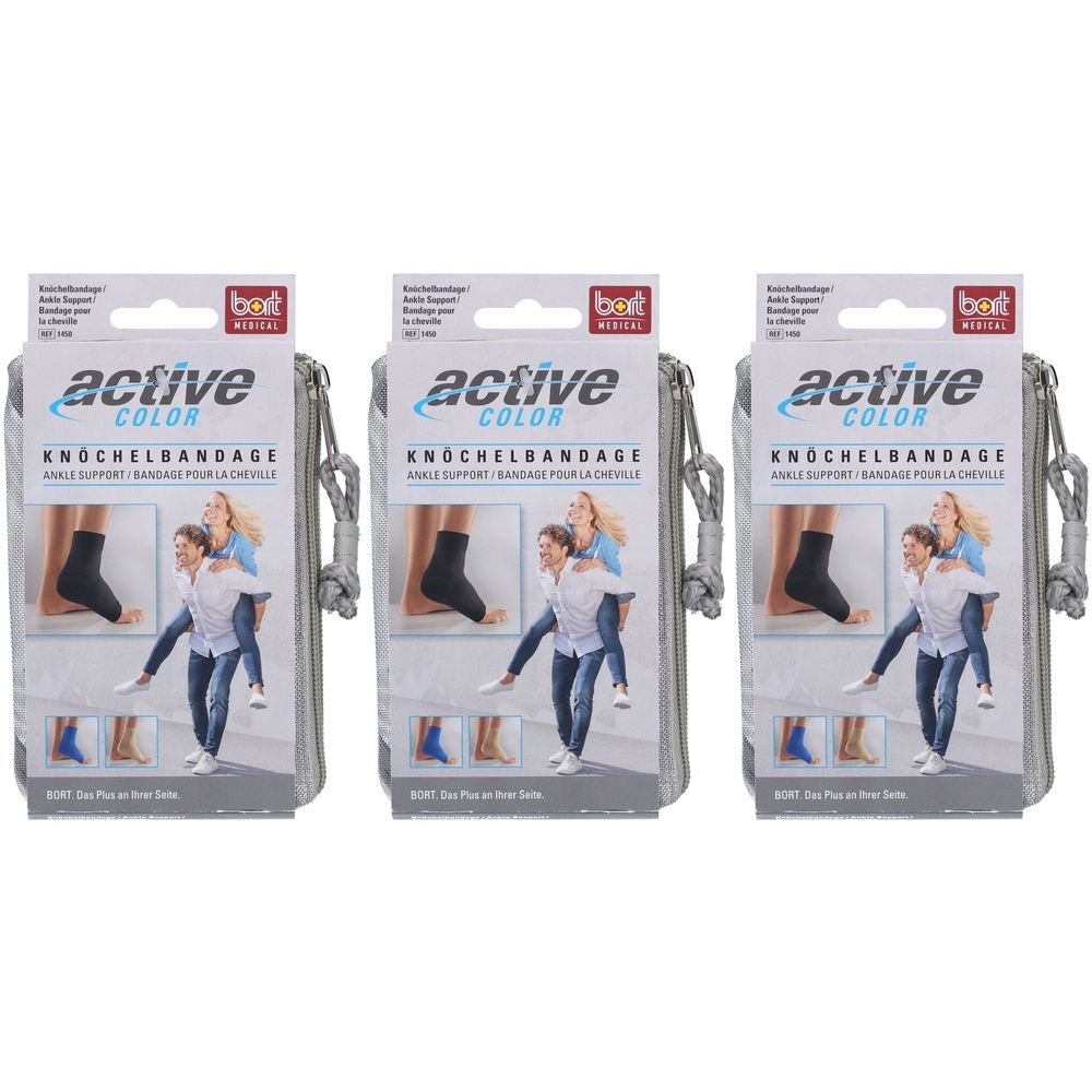 Bort ActiveColor® Knöchelbandage Gr. XL schwarz