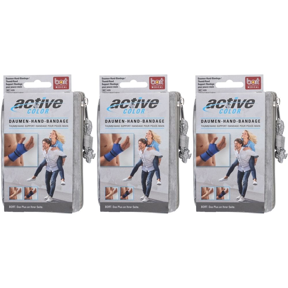 Bort ActiveColor® Daumen-Hand-Bandage Gr. M schwarz
