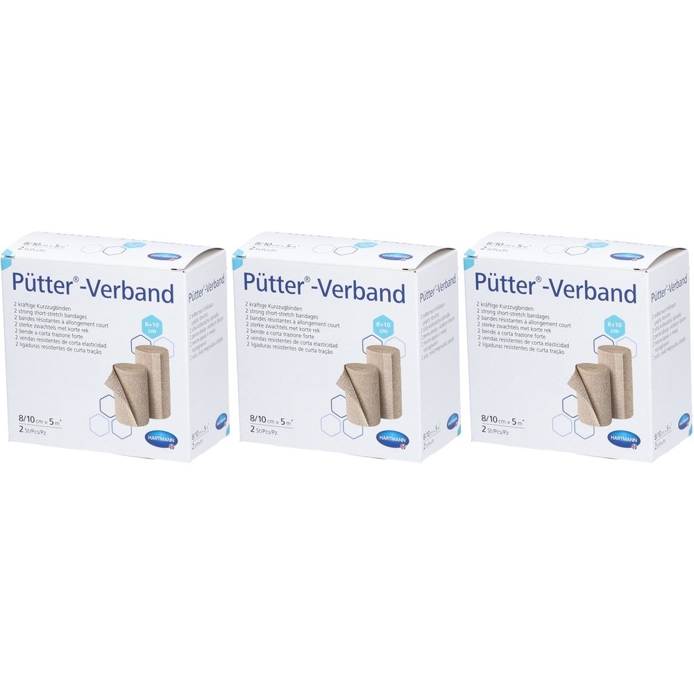 Hartmann Pütter® Duo Kompressionsbinde 8/10 cm x 5 m