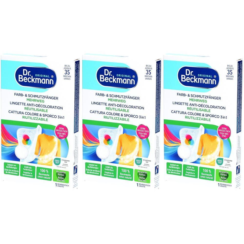 DR Beckmann Farb-und Schmutzfänger MWT x3 3x1 St Tücher