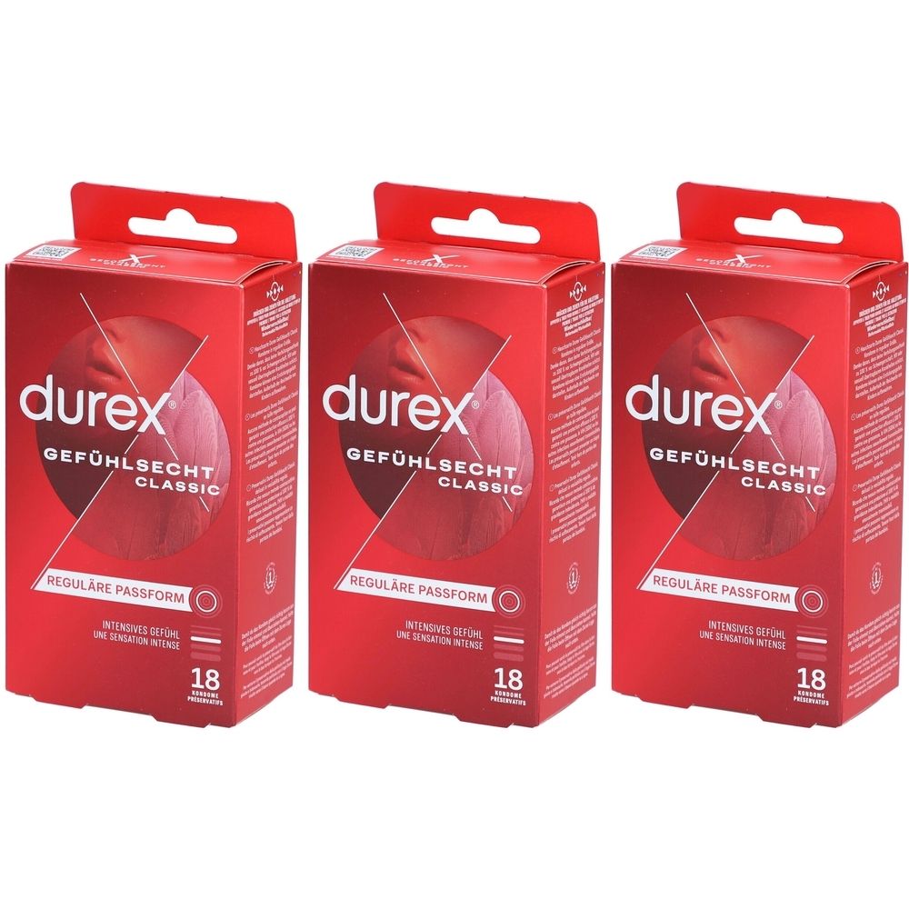 Durex Kondome Sensation Intens - Normale Größe