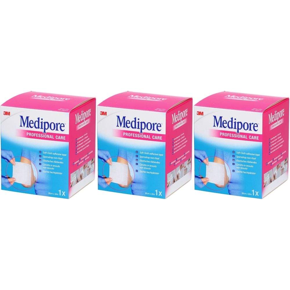 3M Medipore Chirurgisches Pflaster Weiches Pflaster 10 x 10cm 2991/2