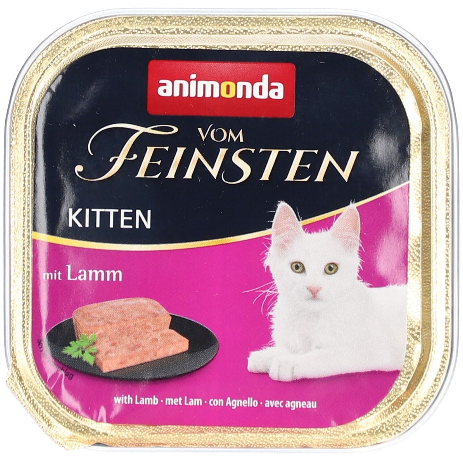 ANIMONDA Vom Feinsten Natvoer voor kittens op basis van lamsvlees