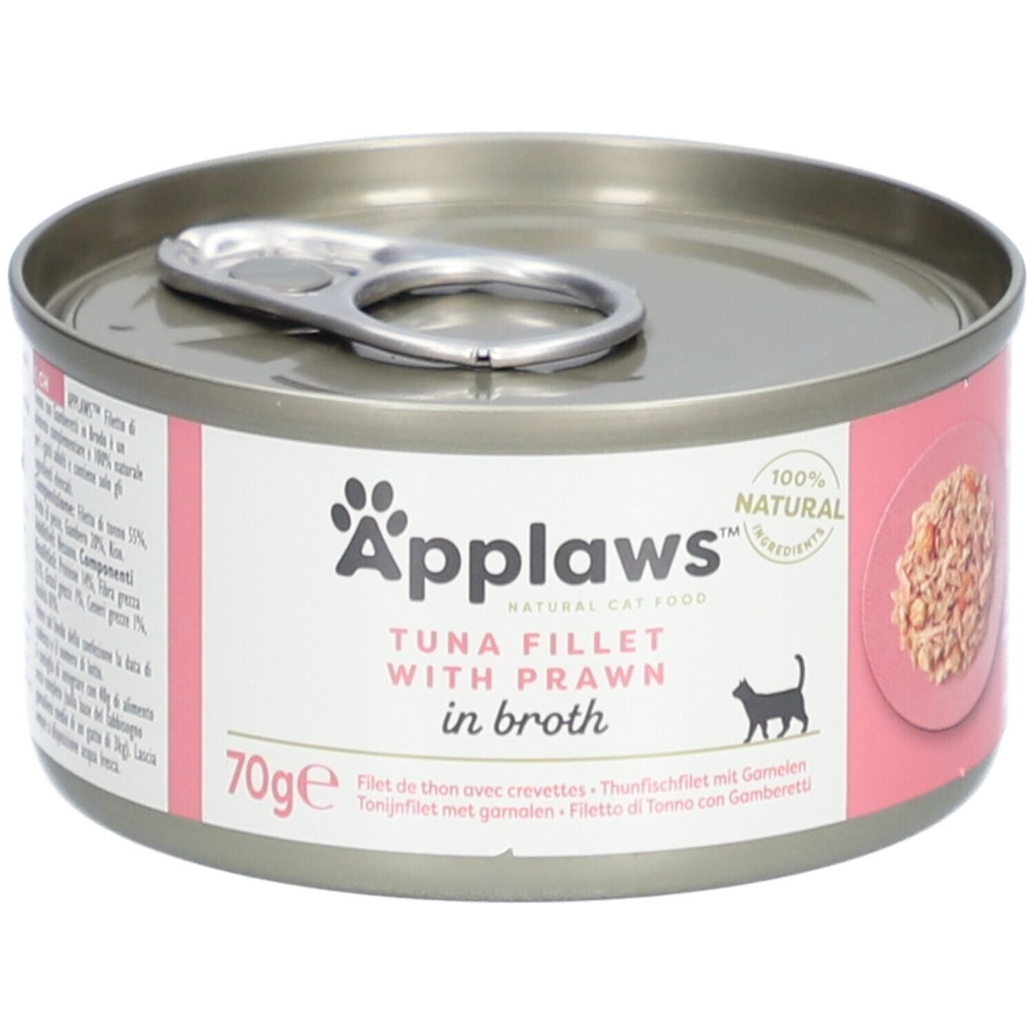 Applaws Nassfutter für Katzen mit Thunfischfilet und Garnelen