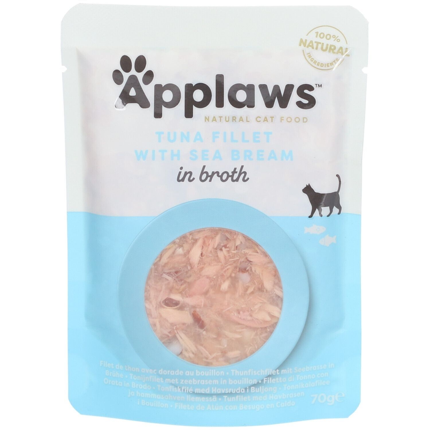 Applaws Nassfutter für Katzen mit Thunfisch und Meerbrasse