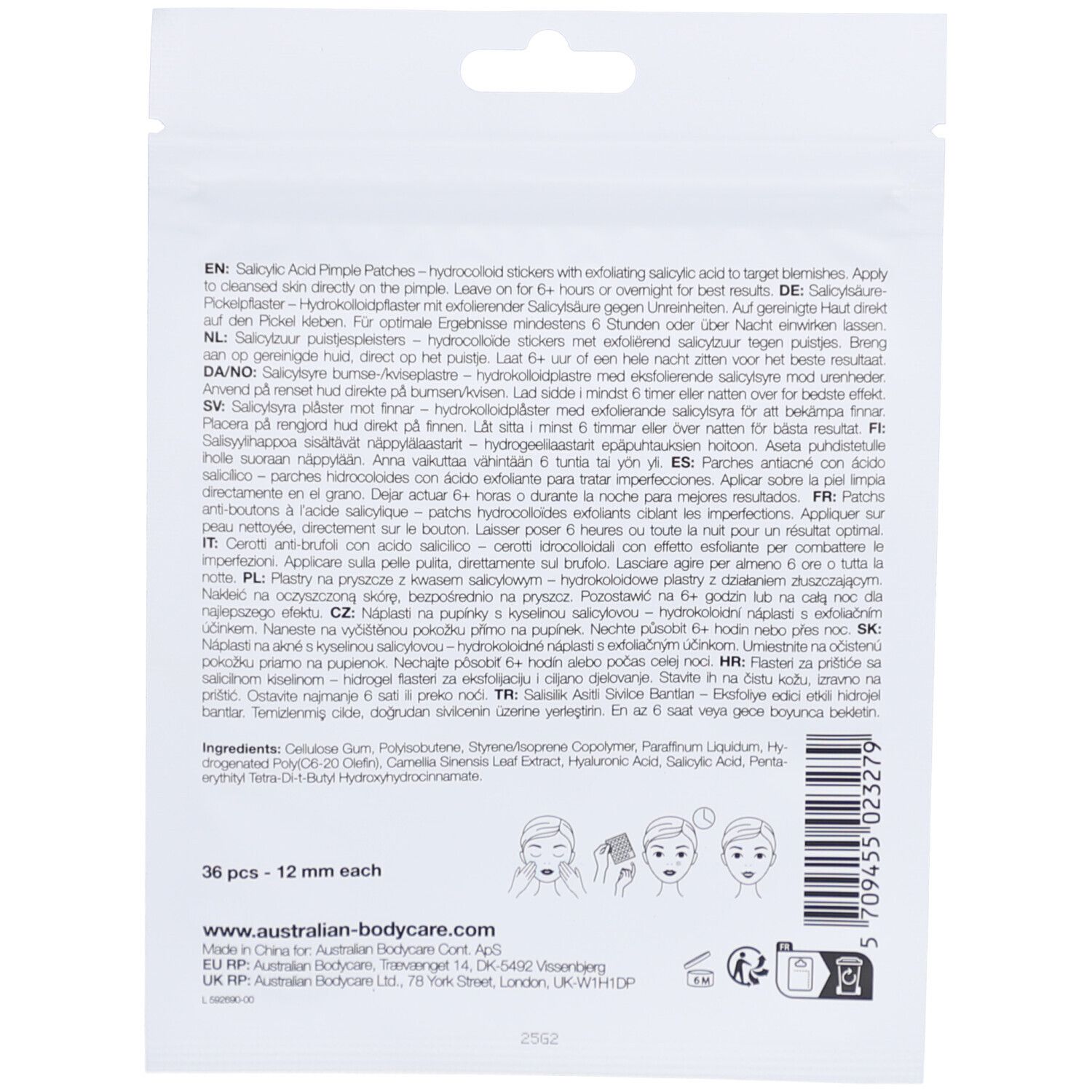 Australian Bodycare Salicylsäure-Pickelpflaster