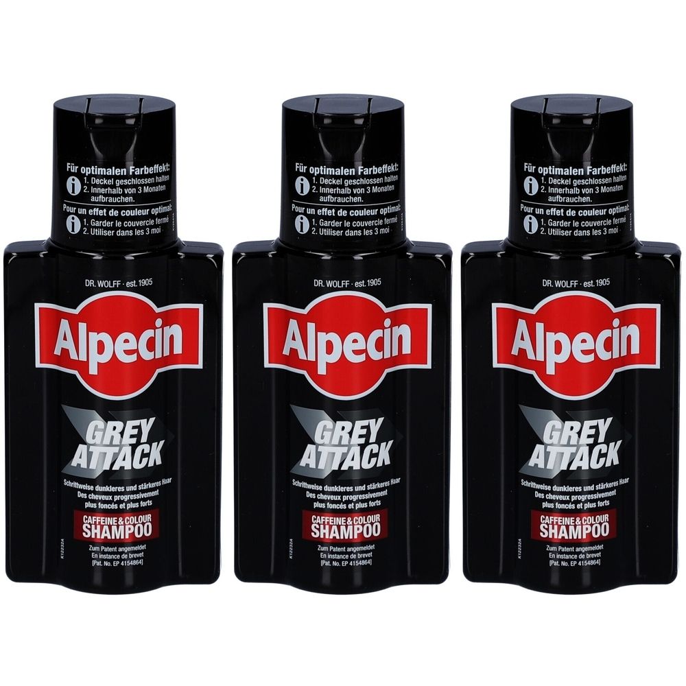 Alpecin Grey Attack Shampooing Caféine & Couleur