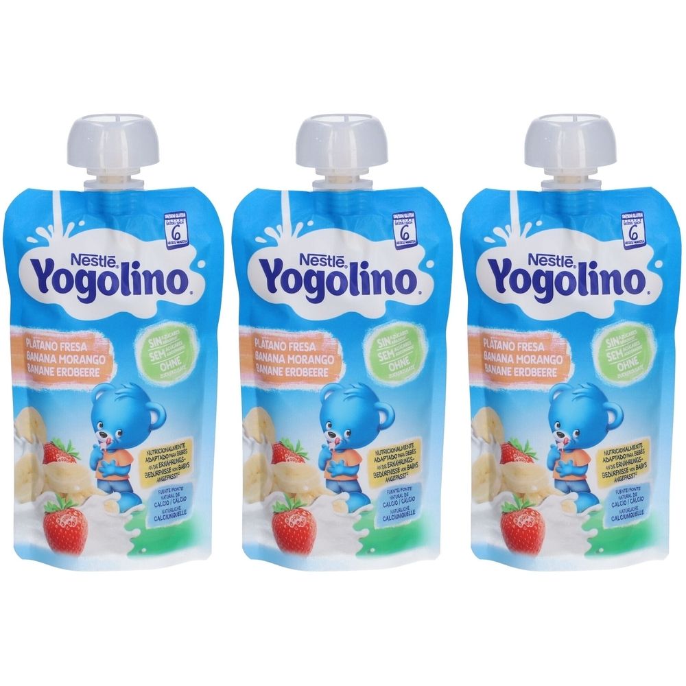 Nestle Yogolino Banane Erdbeere Btl 100 g x3 3x100