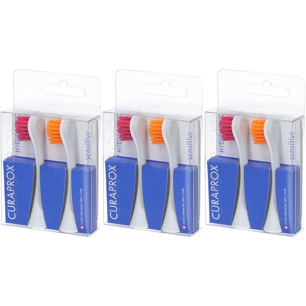 Curaprox Hydrosonic Sensitive Bürstenköpfe - 2er-Pack Nachfüllpacks