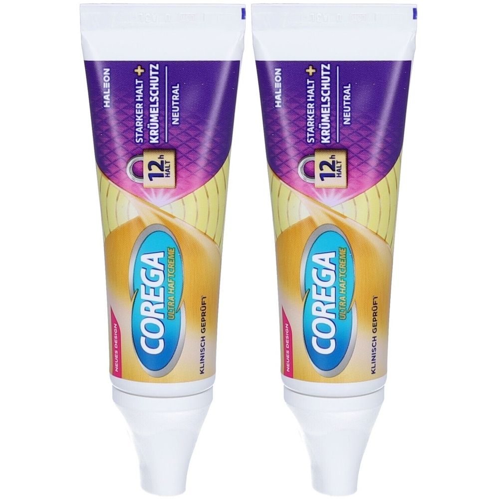 Corega Crème adhésive neutre forte tenue + anti-particules