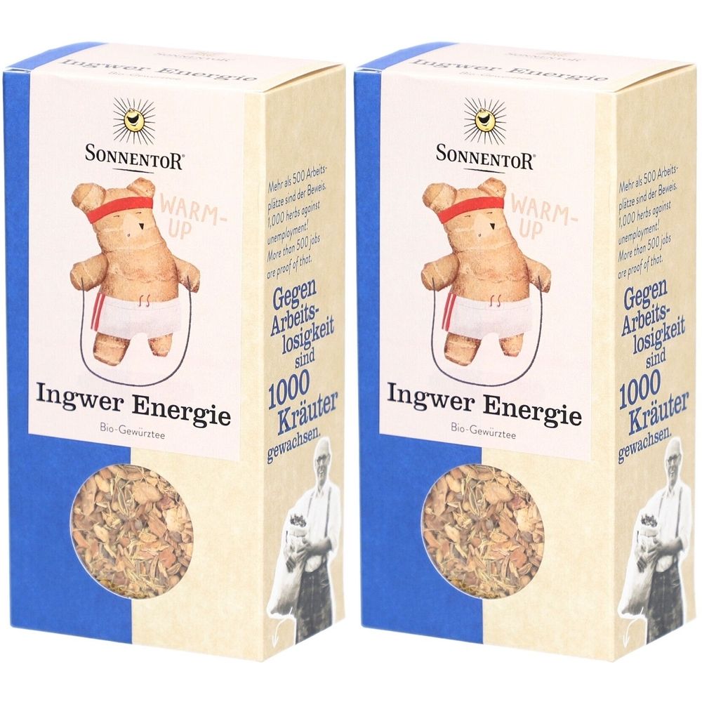 Sonnentor Kräutertee Energie Ingwer - Bio Gewürzkräutertee