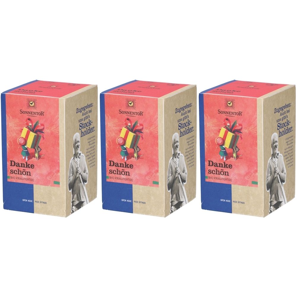 Sonnentor Kräutertee Merci bio - Mischung aus aromatischen und blühenden Pflanzen
