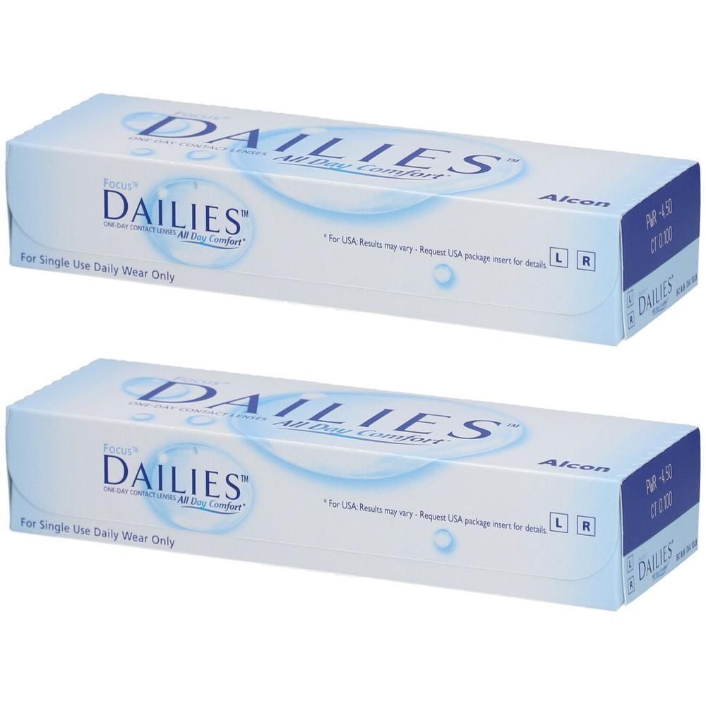 FOCUS® DAILIES® All Day Comfort - daglenzen - 4.50dpt