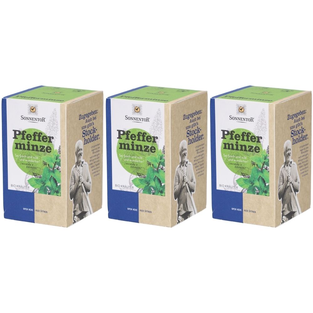 Sonnentor Kräutertee Pfefferminz Bio - Menthol Kräutertee