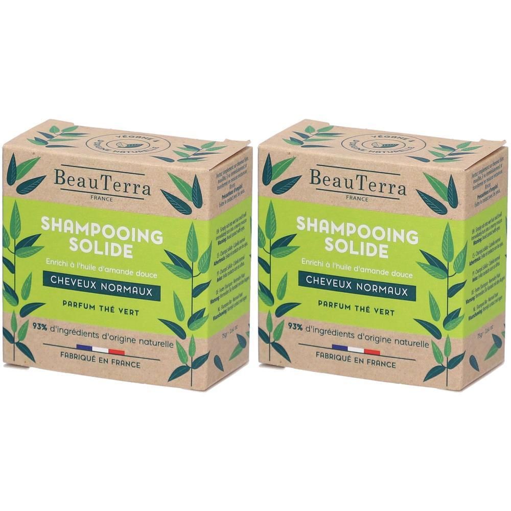 BeauTerra Shampoing Solide - Cheveux Normaux
